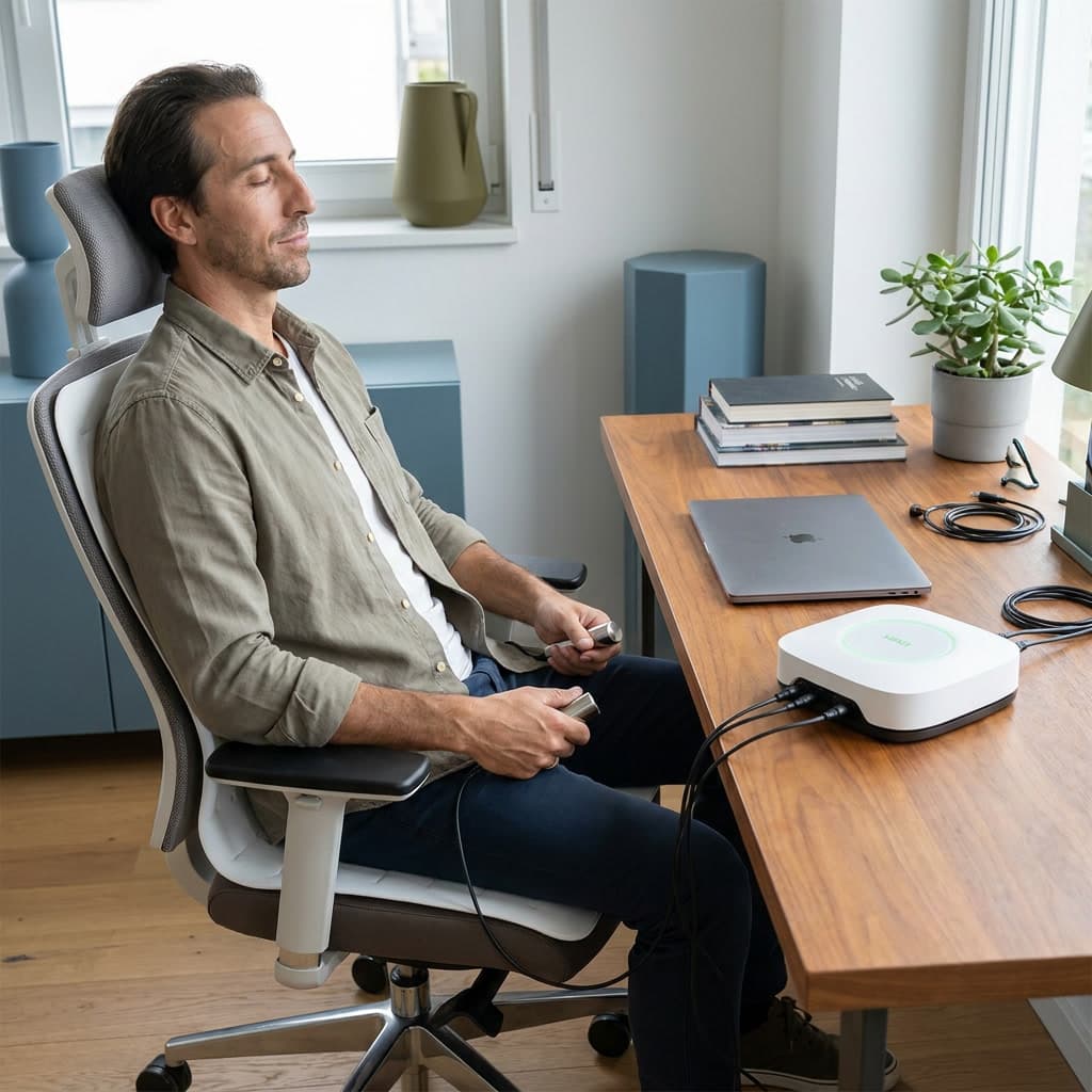 Decompress from the screen. A 12-minute nervous system reset at home.